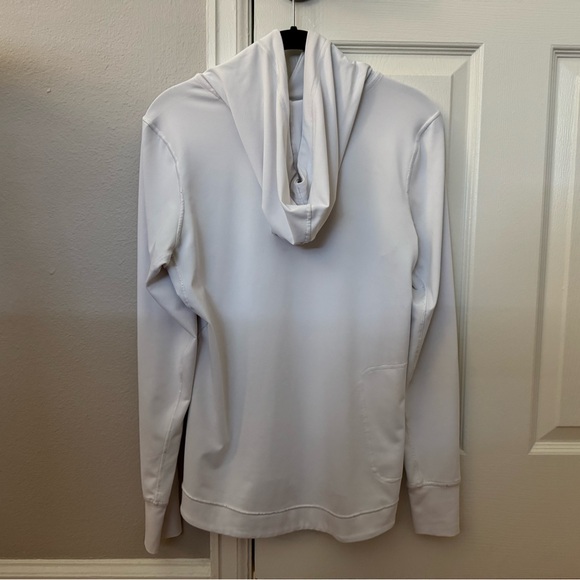 The North Face Flash Dry Performance Hoodie Zip Pocket M White - Picture 2 of 5